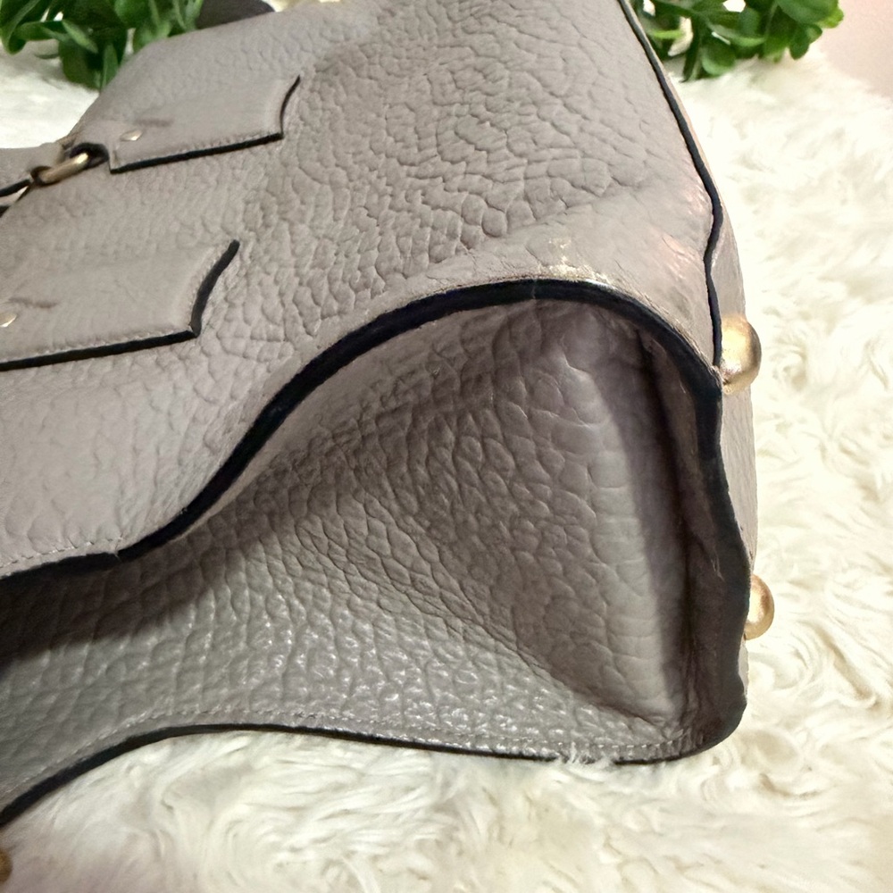 Burberry gray Leather Satchel - Picture 10 of 16